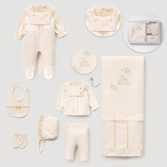 KIZ 0-3 AY MY FLOWERS KUTULU SET