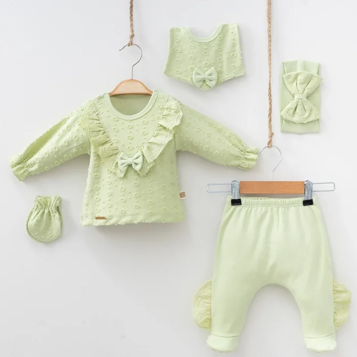 KIZ 0-3 AY PARIS VINTAGE 5Lİ SET