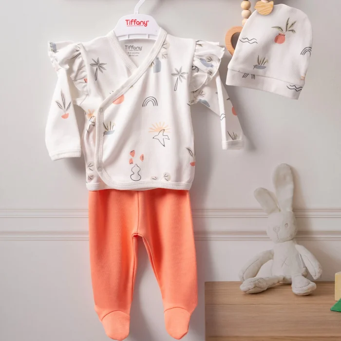 KIZ 0-3 AY SUNNY GARDEN 3LÜ SET