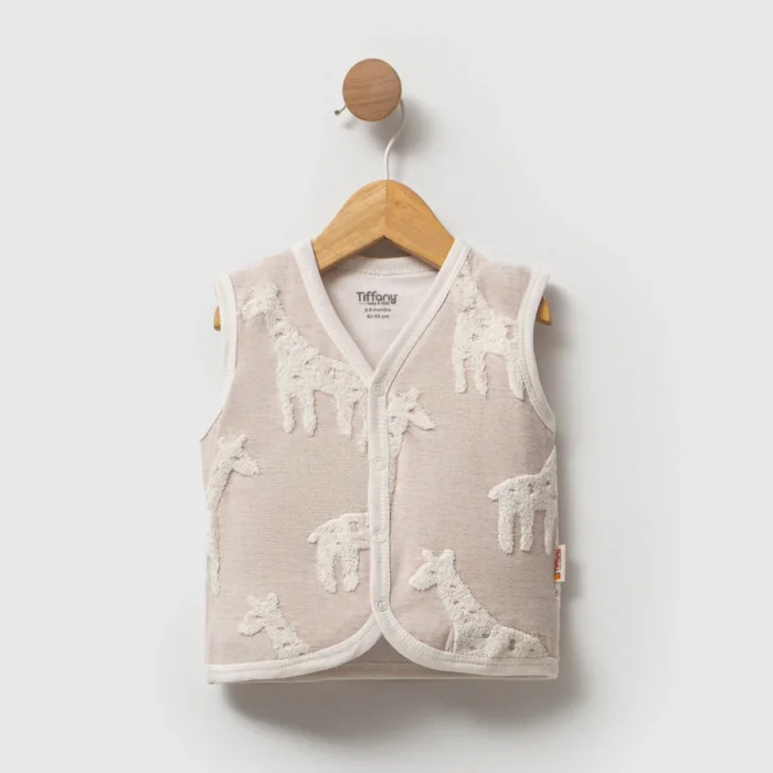 UNISEX 3-6-9-12 AY PUFFY GIRAFFE YELEK