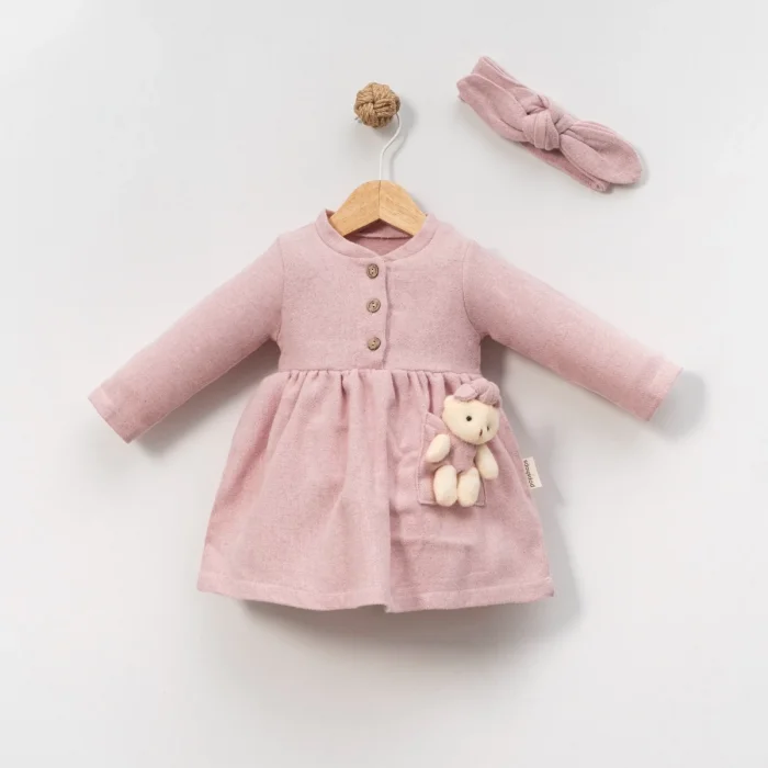 KIZ 6-9-12-18 AY AYICIKLI ELBİSE