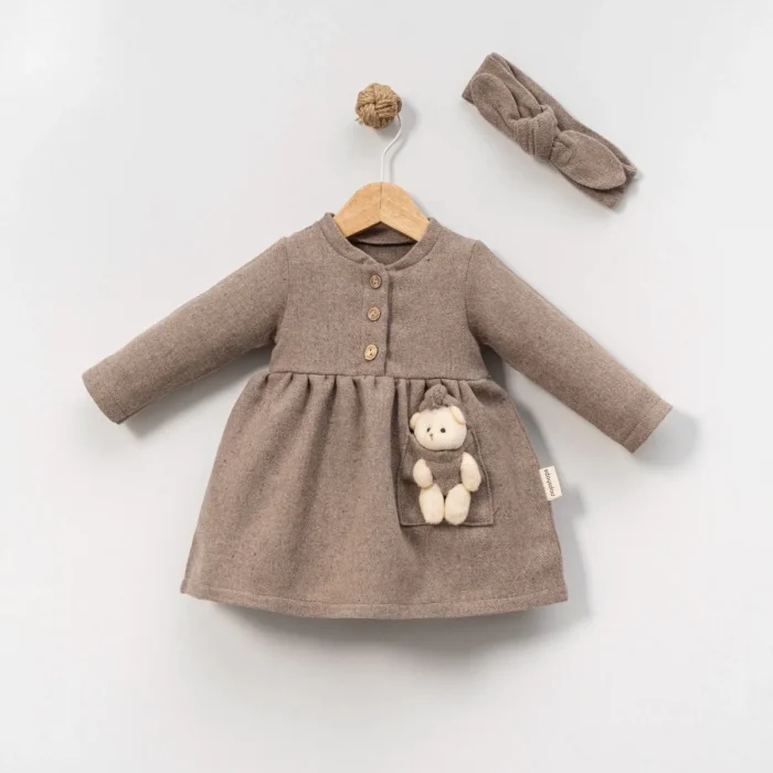 KIZ 6-9-12-18 AY AYICIKLI ELBİSE