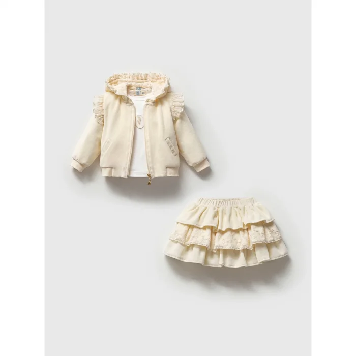 KIZ 9-24 AY KADİFE 3LÜ TAKIM