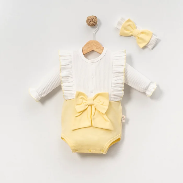 KIZ 6-9-12-18 AY BÜYÜK FİYONKLU ROMPER