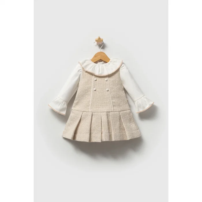 KIZ 6-24 AY FIRFIR YAKALI ELBİSE