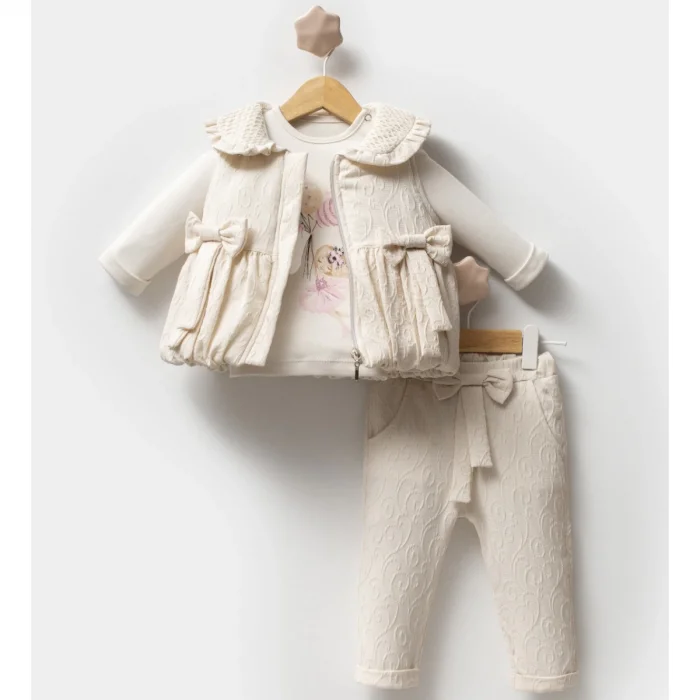 KIZ 9-12-18 AY FİYONKLU 3LÜ TAKIM