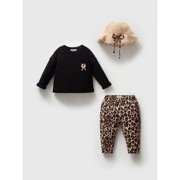 KIZ 9-24 AY LEOPARLI 3LÜ TAKIM