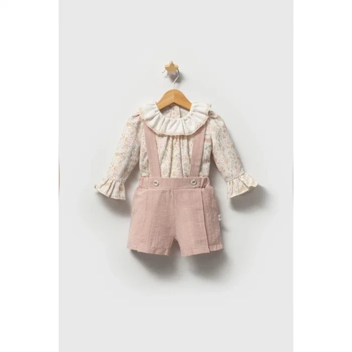 KIZ 6-24 AY ÇİÇEKLİ 2Lİ TAKIM