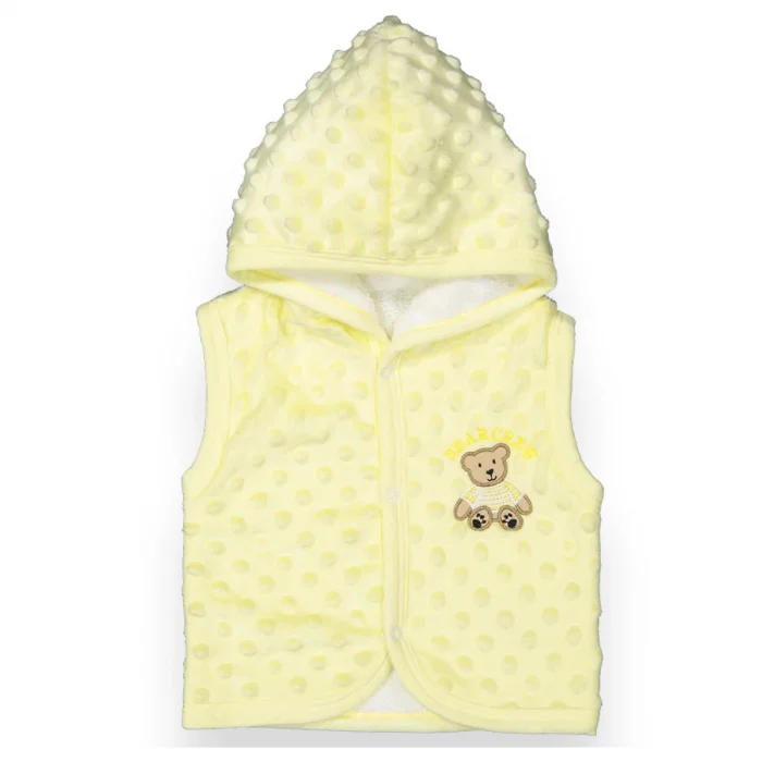 UNISEX 6-9-12-18 AY KAPÜŞONLU NOHUT YELEK