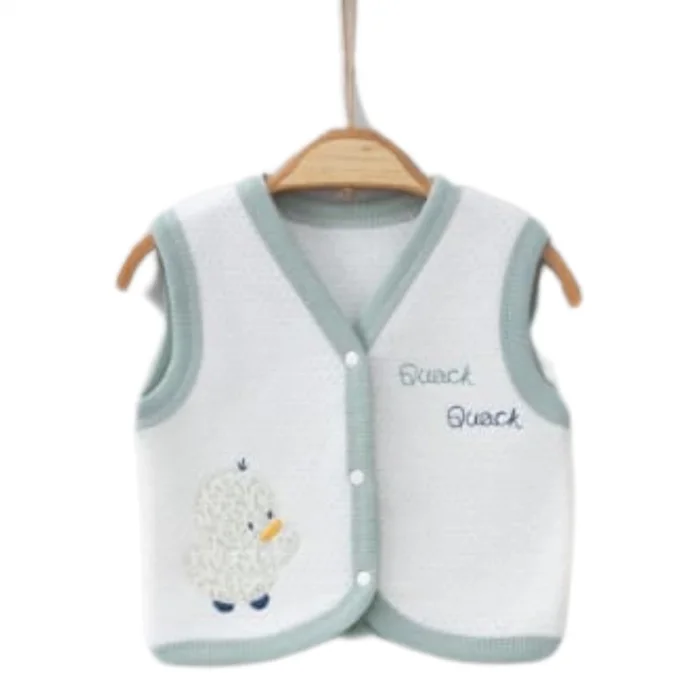 ERKEK 3-6-9 AY ÖRDEK NAKIŞLI YELEK