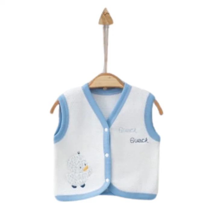 ERKEK 3-6-9 AY ÖRDEK NAKIŞLI YELEK