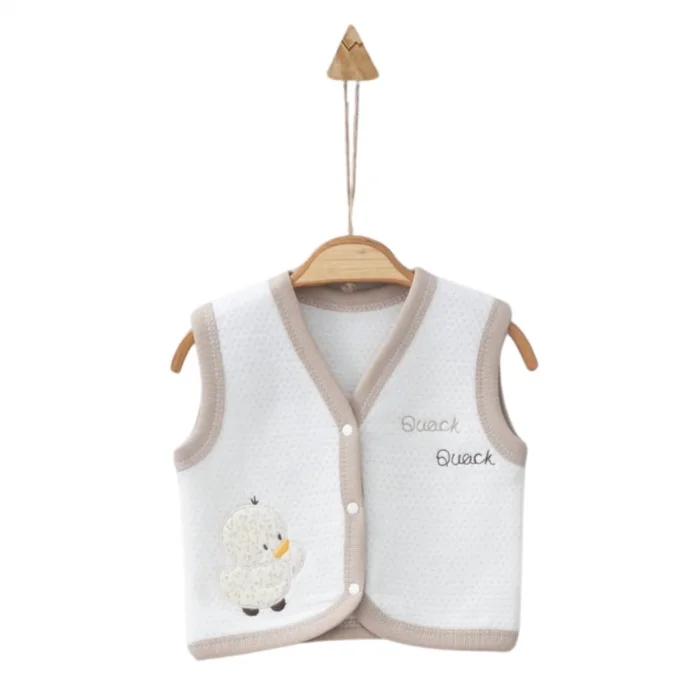 ERKEK 3-6-9 AY ÖRDEK NAKIŞLI YELEK