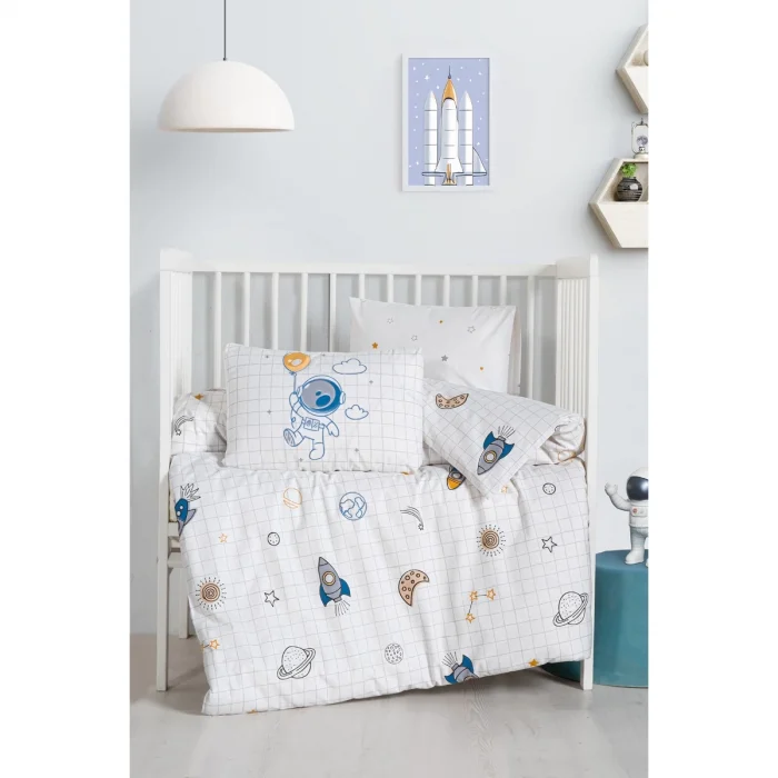 UNISEX BASKILI NEVRESİM TAKIMI SPACE