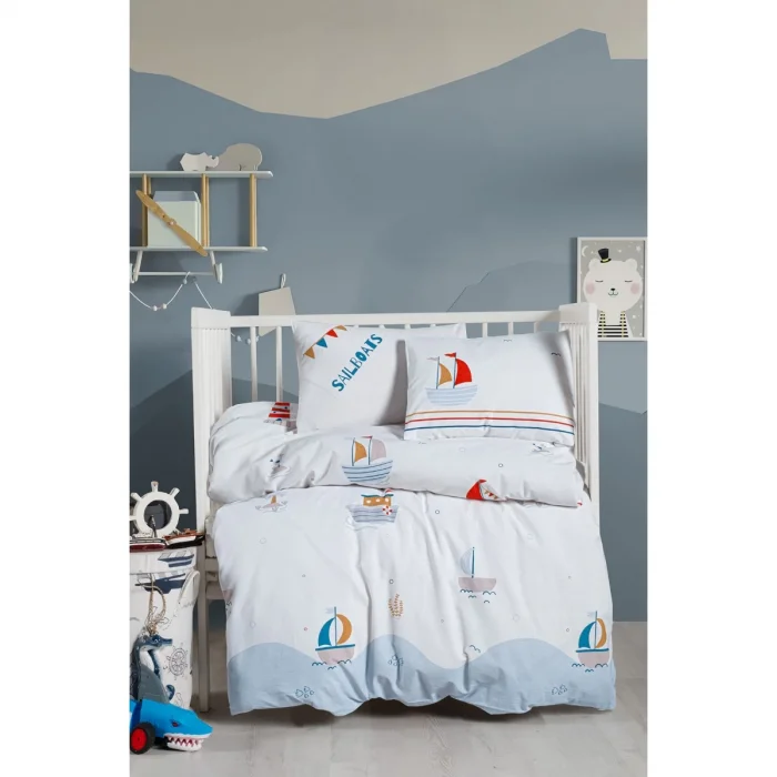 UNISEX PARK YATAK NEVRESİM TAKIMI SAILBOATS