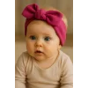 Bebexia FuşyaTekli Bebek Bandana (0-3 Yaş) | Pamuklu & Esnek Kumaş
