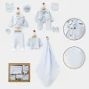 KIDS ERKEK 0-3 AY PAPYONLU MÜSLİN 10LU SET