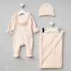KIZ 0-3 AY BRODELİ BATTANİYE TULUM SET