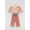 KIZ 9-24 AY ÇİÇEK YAKA 2Lİ TAKIM