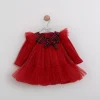 Kız Bebek Kırmızı 9/24 Elbise