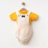 ERKEK 6-9-12 AY BODYLİ MÜSLİN ROMPER