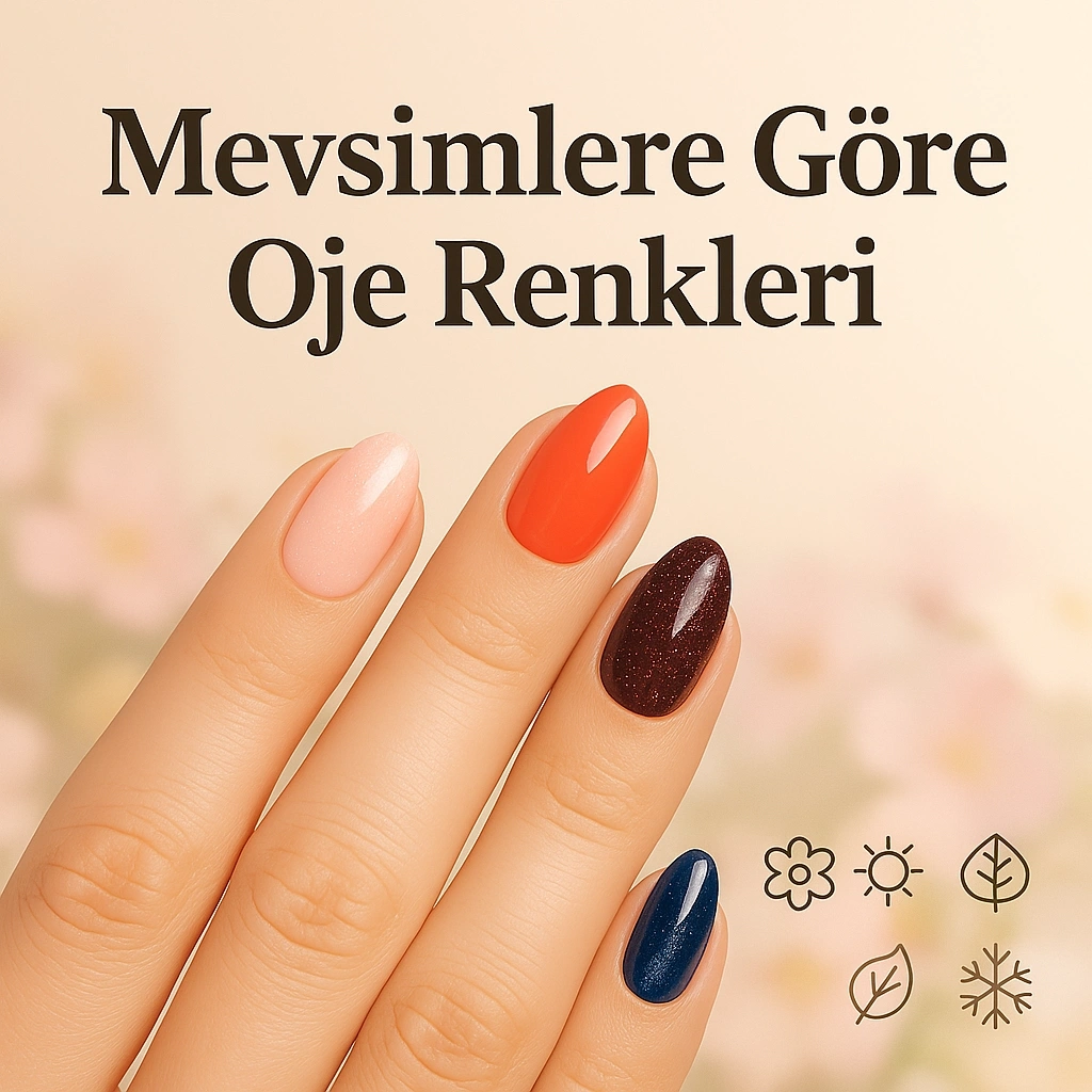 Mevsimlere Göre Protez Tırnak ve Oje Renk Seçimi (2025 Trend Rehberi)