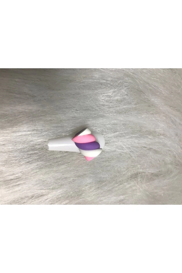 Renkli 3D Tırnak Süsleri – Marshmallow Görünümlü Nail Art Aksesuarı - 10 Adet