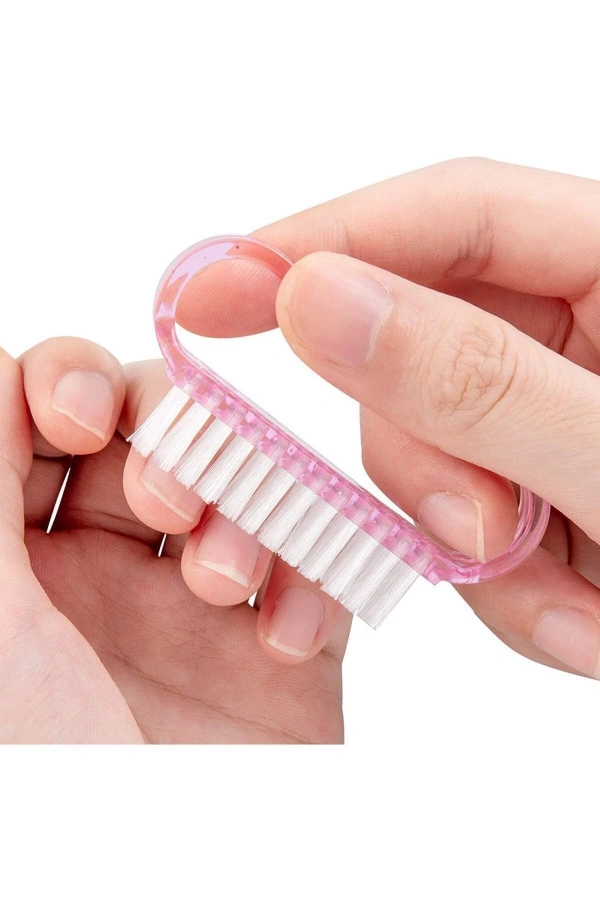 Profesyonel Tırnak Temizleme Fırçası – Manikür & Pedikür Aksesuarı - 1 Adet