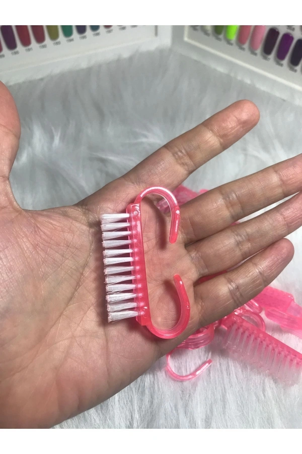 Profesyonel Tırnak Temizleme Fırçası – Manikür & Pedikür Aksesuarı - 1 Adet