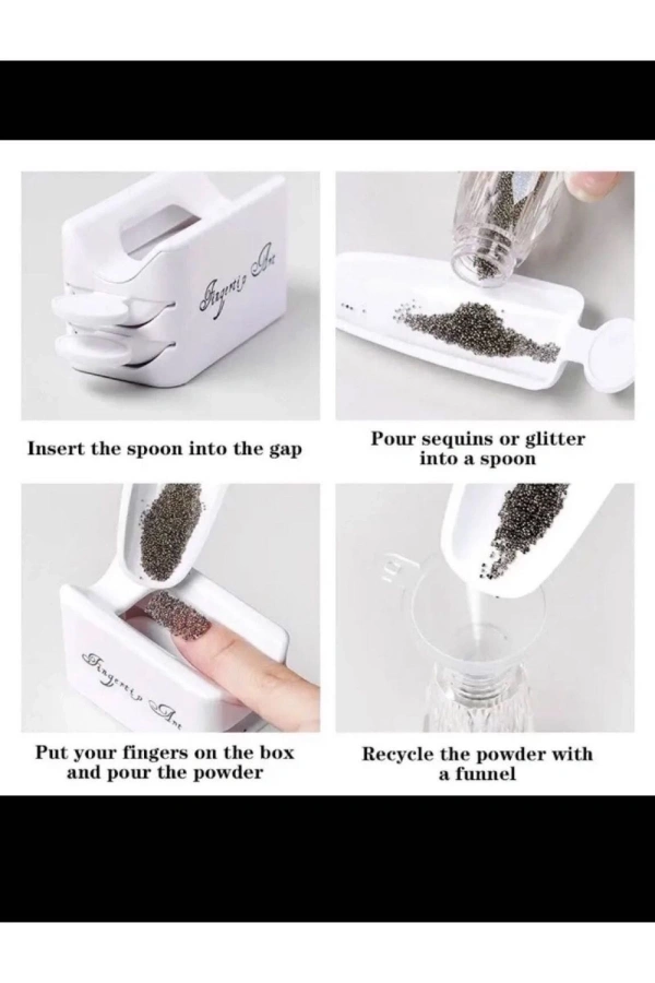 Pratik Tırnak Tozu ve Sim Uygulama Kutusu