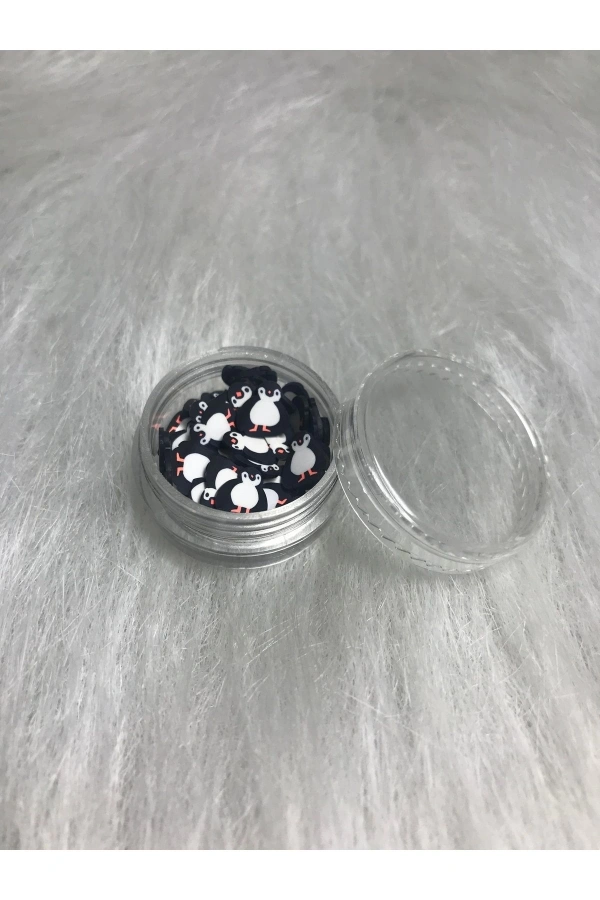 Sevimli Penguen Nail Art Süsleri