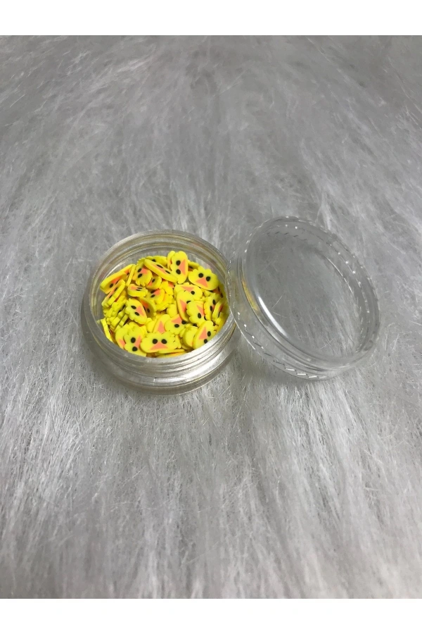 Sevimli Civciv Desenli Nail Art Süsleri