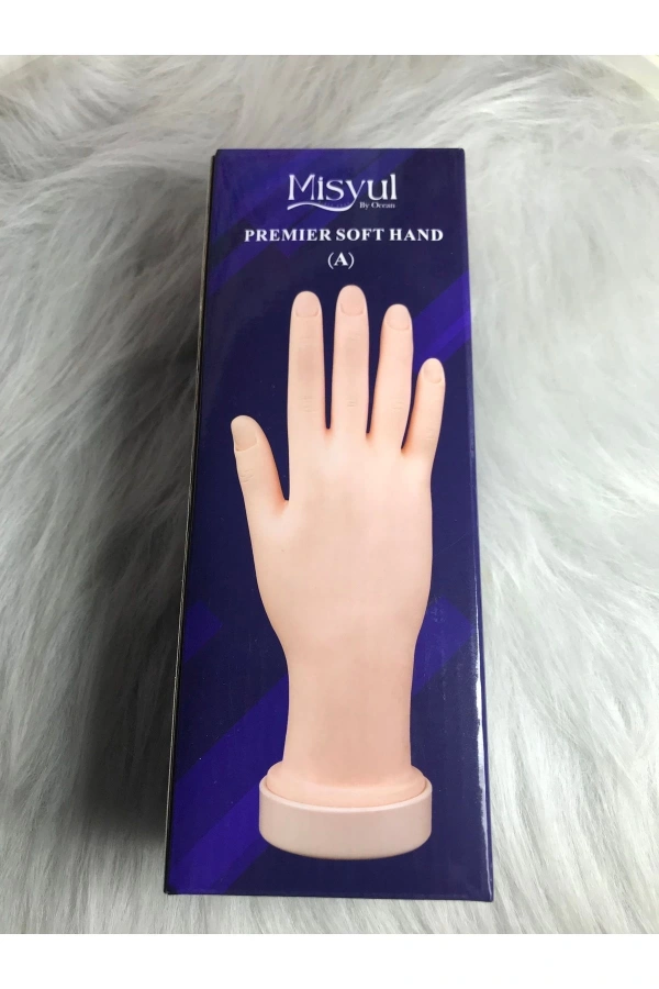 Profesyonel Yumuşak Pratik Eğitim Eli – Nail Art ve Protez Tırnak Eğitimi İçin