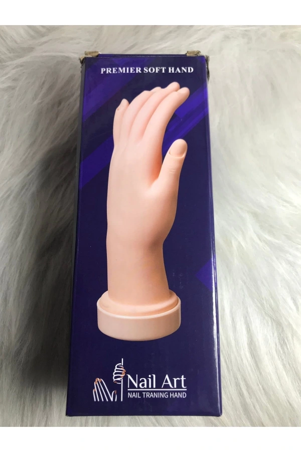 Profesyonel Yumuşak Pratik Eğitim Eli – Nail Art ve Protez Tırnak Eğitimi İçin