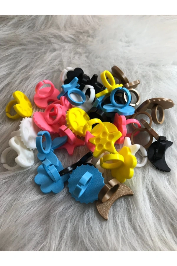 Parmak Yüzüklü Oje Karıştırma Paleti