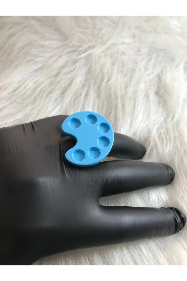 Parmak Yüzüklü Oje Karıştırma Paleti