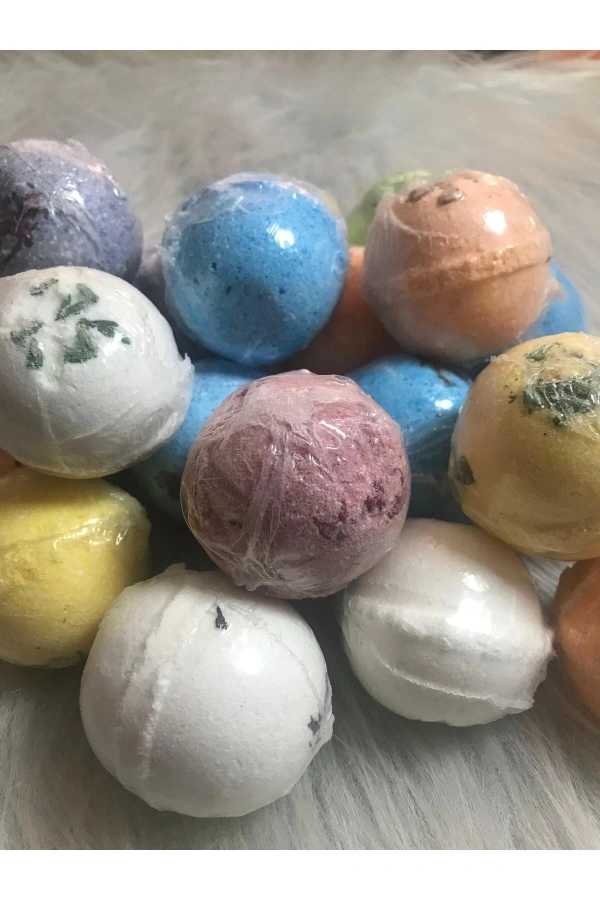 500 Adet 45 Gr Banyo Topu | Spa ve Pedikür İçin Nem Bombası
