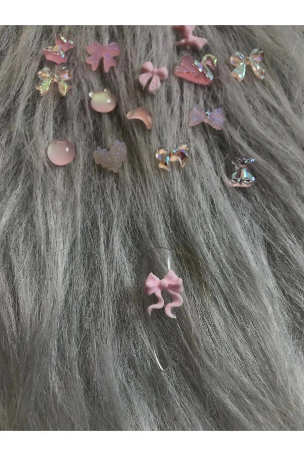 Tırnak Süsleme Charm Seti – 20 Adet Özel Tasarım