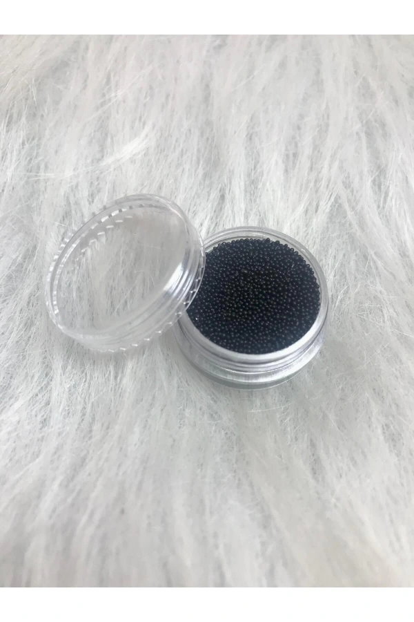 Havyar Tırnak Taşı – 4 Renkli Metal Boncuk Seti