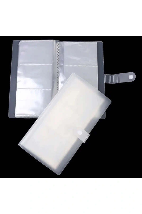 Şeffaf Sticker Albümü – Nail Art Sticker ve Dekoratif Etiket Düzeni