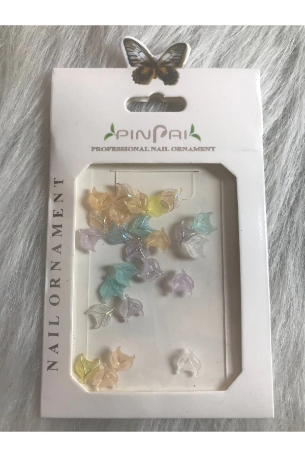 Simli Nail Art Dekorasyonu - 25 Adet