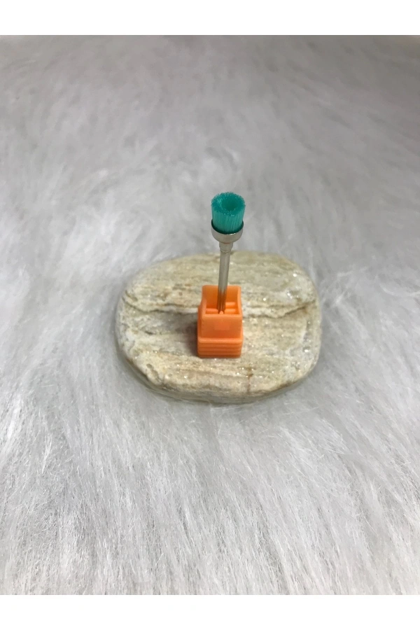 Tırnak Temizleme ve Toz Alma Ucu - Freze Uyumlu Fırça