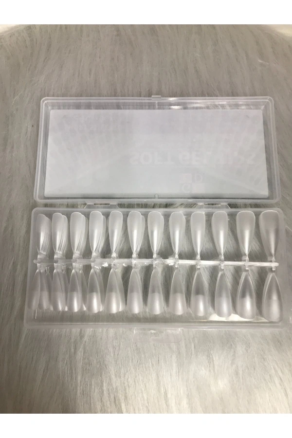 Şeffaf Stiletto Jel Tips Seti - 240 Adet
