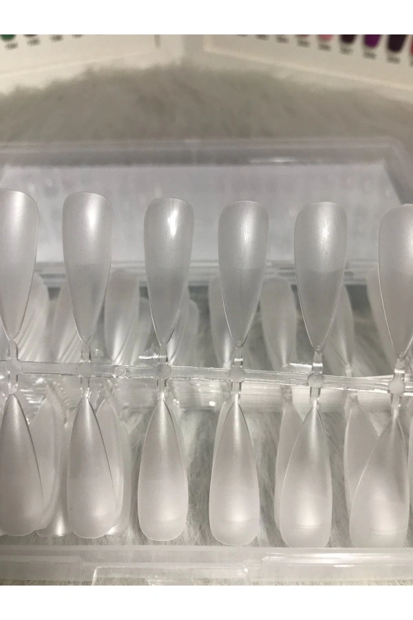 Şeffaf Stiletto Jel Tips Seti - 240 Adet