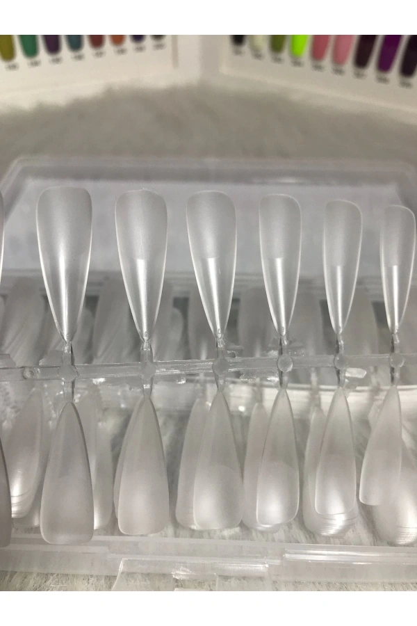 Şeffaf Stiletto Jel Tips Seti - 240 Adet