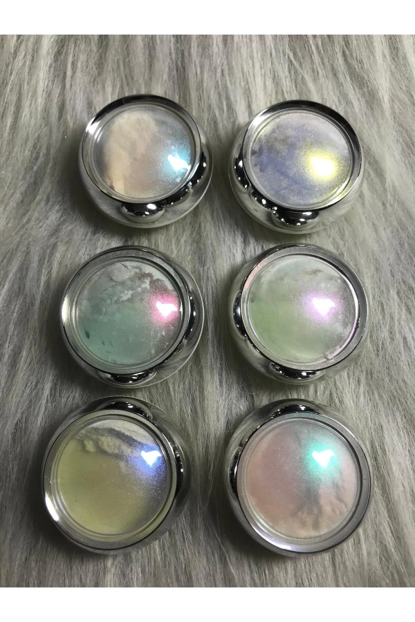 İnci Tozu Efekt Seti - 6 Farklı Renk + 1 Beyaz Yansıma Hediye