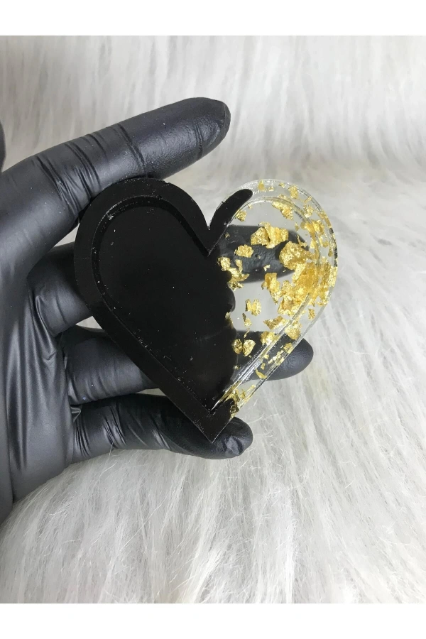 Kalp Şeklinde Oje Karıştırma Paleti