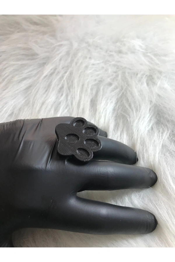 Parmak Yüzüklü Oje Karıştırma Paleti