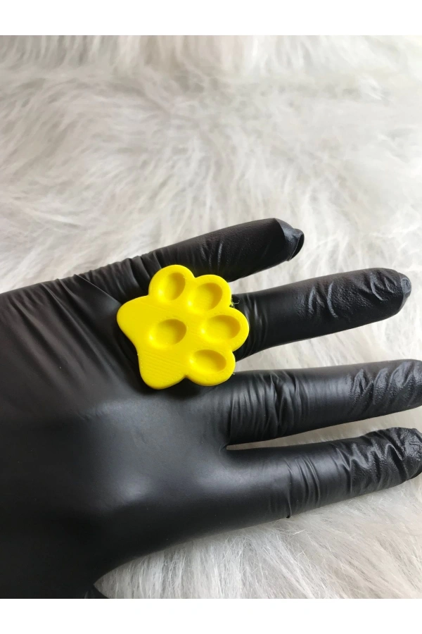 Parmak Yüzüklü Oje Karıştırma Paleti