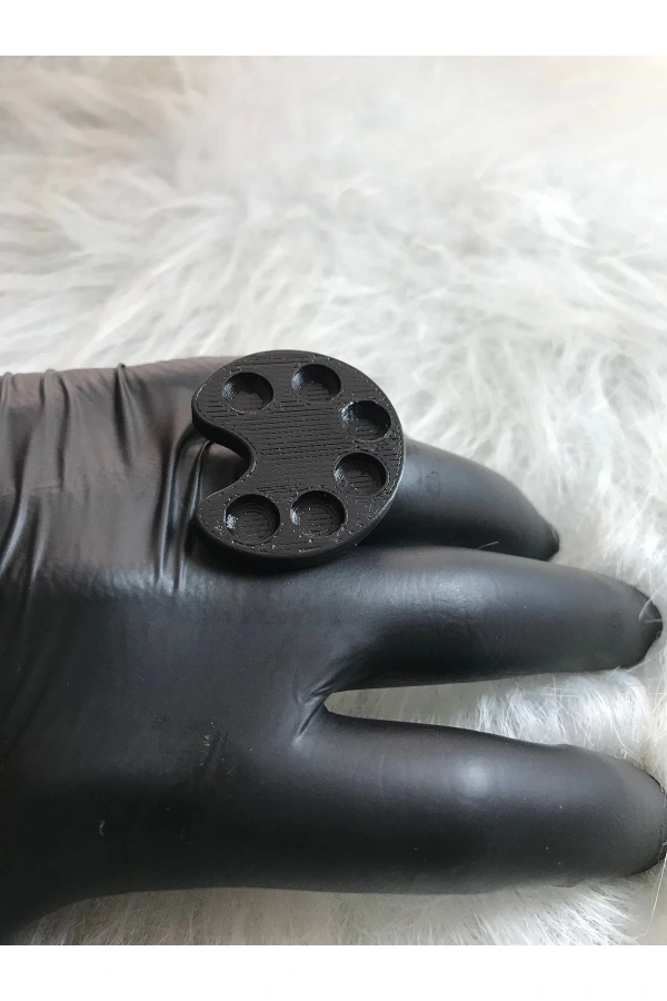 Parmak Yüzüklü Oje Karıştırma Paleti