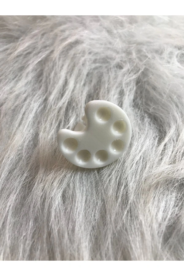 Parmak Yüzüklü Oje Karıştırma Paleti